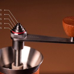 ARAM coffee + Ständer + Manometer (red)