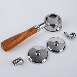3-in-1-Siebträger 4Barista 58 mm – E61 (Holzgriff)