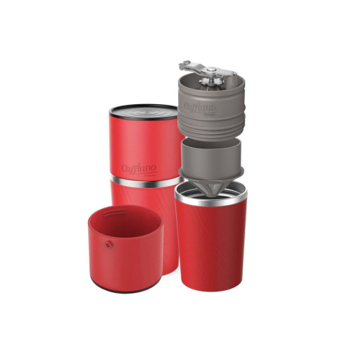 Kaffeemaschine Cafflano Klassic - rot