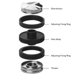 Kaffeeverteiler und Tamper 4Barista - 51, 53, 58 mm - Verfügbare Größen: 53 mm - B-Ware