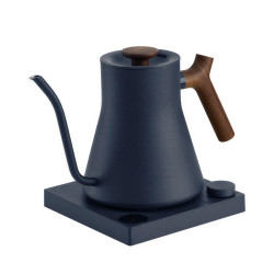 Fellow Stagg EKG PRO stone blue + walnut | Wasserkocher Gooseneck