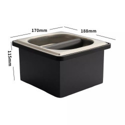 Wannenförmige knock box 4Barista