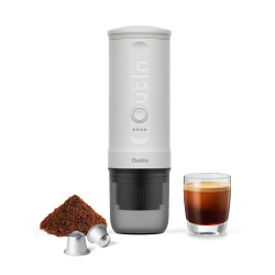 Outin Nano (Pearl White) - Reisekaffeemaschine