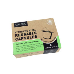 nespresso edelstahl kapsel