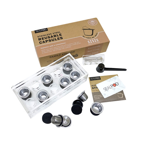 nespresso edelstahl kapsel