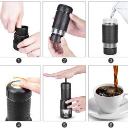 Reisekaffeemaschine Staresso PRO | SP-200 (schwarz)