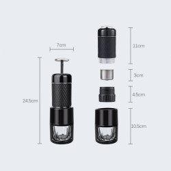 Reisekaffeemaschine Staresso PRO | SP-200 (schwarz)
