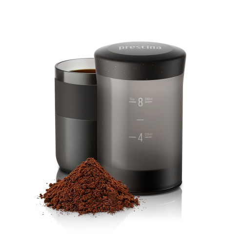 Wacaco Prestina (coal black) – ein tragbarer Kaffeebereiter