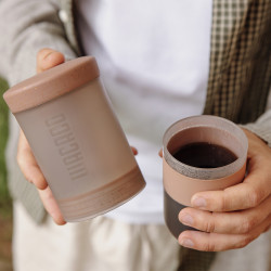 Wacaco Prestina (clay pink) – ein tragbarer Kaffeebereiter