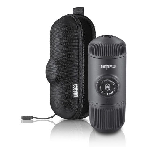 Mobile Kaffeemaschine Wacaco Nanopresso (schwartz) + harte Kapsel