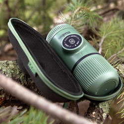 Mobile Kaffeemaschine Wacaco Nanopresso (grün) + harte Kapsel